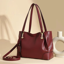 Carica l&#39;immagine nel visualizzatore di Gallery, Large Casual woman Bag Soft Leather Shoulder High-quality Multi-pocket Shoulder Bag a126
