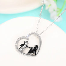 画像をギャラリービューアに読み込む, Penguin Pendant Necklace for Women Delicate Birthday Day Gift Love Necklace Wedding Party Jewelry