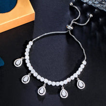 Cargar imagen en el visor de la galería, Adjustable Shiny Round Charm Bracelets Cubic Zirconia New Trendy Jewelry b121