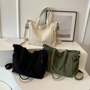 Large Shoulder Bag Velvet Handbag Women's Tote Bag q387