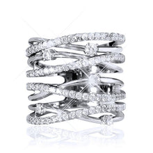 Charger l&#39;image dans la galerie, Fashion Women Cross Ring Wedding Party Accessories Luxury Trendy Jewelry hr02 - www.eufashionbags.com