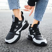 Charger l&#39;image dans la galerie, Mixed Color Platform Shoes Casual Lace-up Chunky Sneakers Sports Shoes for Women x41