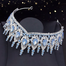 Laden Sie das Bild in den Galerie-Viewer, Luxury Opal Crystal Wedding Crown Princess Headwear Prom Bridal Headdress Bridal Crown Hair Jewelry Tiaras Accessories