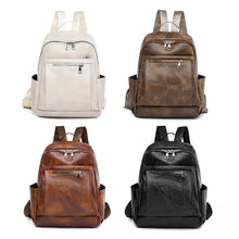 Charger l&#39;image dans la galerie, Fashion Backpacks High Quality Leather Bagpack for Women Rucksacks Large School Bag Ladies Travel Bags Mochilas