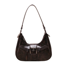 画像をギャラリービューアに読み込む, Retro Belt Design PU Leather Shoulder Bags for Women Vintage Crossbody Bag z63