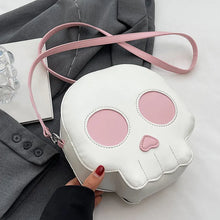 画像をギャラリービューアに読み込む, Halloween Skull Head Cellphone Shoulder Bag Novelty Leather Bag q120