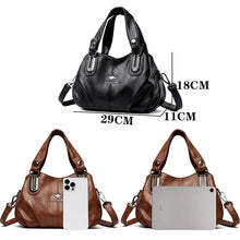 画像をギャラリービューアに読み込む, Luxury Handbags Many Pocket Big Crossbody Bags Bags For Women Pu Leather High Capacity Women Bags Designer Handbags