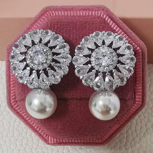 Imitation Pearl Delicate Women Stud Earrings n27