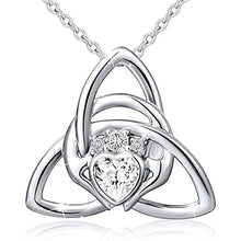 Load image into Gallery viewer, Trendy Heart Cubic Zirconia Women Necklace Fashion Jewelry hn78 - www.eufashionbags.com