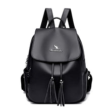Carica l&#39;immagine nel visualizzatore di Gallery, Fashion Women Soft Leather Backpacks School Book Bags Large Shopping Travel Knapsack a07