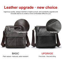Load image into Gallery viewer, Men Shoulder Bag Cowhide Leather Crossbody Bags Messenger Tote purse