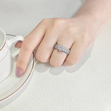 画像をギャラリービューアに読み込む, Luxury  Halo Engagement Wedding Ring for Women Valentine&#39;s Day Gift n28