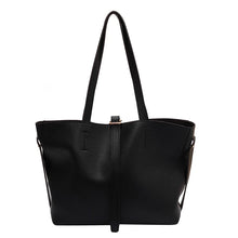 Carica l&#39;immagine nel visualizzatore di Gallery, Vintage Women Soft Leather Designer Simple Handbags and Purses Shoulder Side Bags