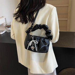 Small Shoulder Bags for Women 2024 Y2K Designer Fashion Purses Leather Crossbody Bag