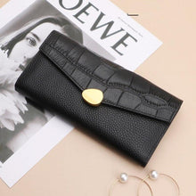 Load image into Gallery viewer, Genuine Leather Women Wallet Long envelope Clutch Purse n35 - www.eufashionbags.com