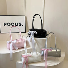 Laden Sie das Bild in den Galerie-Viewer, Ribbon Design Small Shoulder Bags for Women 2024 New Fashion Bag Female Sweet Handbags and Purses