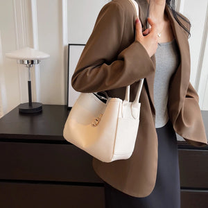 Fashion Bucket Shoulder Bags For Women Leather Handbag Tote Purse n378