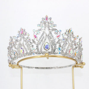 Miss Universe Crystal Bridal Crowns Rhinestones Adjustable Tiaras Wedding Hair Accessories bc113 - www.eufashionbags.com
