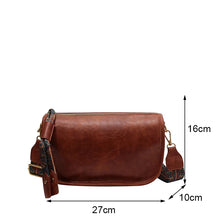 Carica l&#39;immagine nel visualizzatore di Gallery, Vintage Shoulder Bag For Women PU Leather Pillow Bag Luxury Style Crossbody Messenger Bag Tote Purse