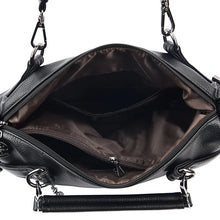 Charger l&#39;image dans la galerie, High Quality Women Genuine Leather Handbags Pure Color Sacs De Marque De Luxe En Cuir Veritable Femme Bolso