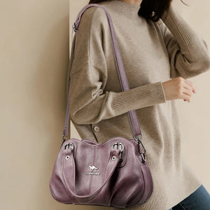 Luxury Handbags Many Pocket Big Crossbody Bags Bags For Women Pu Leather High Capacity Women Bags Designer Handbags