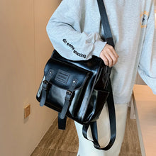 Cargar imagen en el visor de la galería, Fashion Female Backpacks High Quality Leather Bagpack for Women Large Capacity School Travel Bag Ladies Knapsack Shoulder Bag