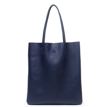Cargar imagen en el visor de la galería, Genuine Leather Women&#39;s Bag Japanese Bucket Handbag Simple Retro Soft First Layer Cowhide Tote