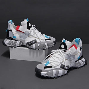 Fashion Men Platform Sneakers Breathable Comfortable Casual Sport Shoes m25 - www.eufashionbags.com