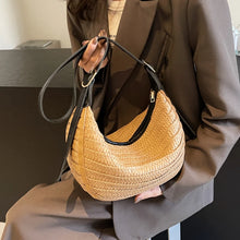Carica l&#39;immagine nel visualizzatore di Gallery, 2024 New Beach Straw Handbags Weave Tote Bag Women Shoulder Bags a157