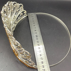Luxury Tiaras Crown Headband Women Rhinestone Diadem Wedding Hair Jewelry y102
