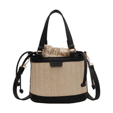 Load image into Gallery viewer, Small Straw Bucket Bags for Women New Crossbody Bags Travel Beach Purses z82