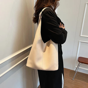 2 Pcs/set Fashion Leather Tote Bag for Women Tendy Large Shoulder Bag n328
