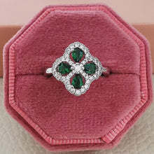 Carica l&#39;immagine nel visualizzatore di Gallery, Four-leaf Clover Fashion Ring for Women Valentine&#39;s Day Gift Jewelry n09