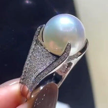 Load image into Gallery viewer, Luxury Simulated Pearl Women Rings for Wedding Party Proposal Trendy Jewelry hr18 - www.eufashionbags.com