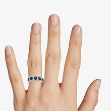Load image into Gallery viewer, Female Rings Blue/White CZ Temperament Accessories for Women hr178 - www.eufashionbags.com