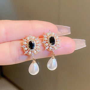 Imitation Pearl Dangle Earrings for Women Trendy Female Ear Accessory Wedding Party Jewelry