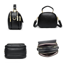 画像をギャラリービューアに読み込む, Luxury Leather Handbag Women Mobile Phone Bag Large multilayer Shoulder Crossbody Bag a147