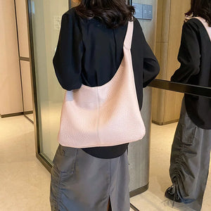 Large PU Leather Shoulder Bag for Women Fashion Trendy Designer Handbags a163