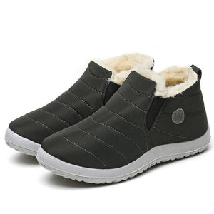 New Winter Women Casual Shoes Waterproof Sneakers With Fur - www.eufashionbags.com