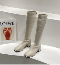 Laden Sie das Bild in den Galerie-Viewer, Fashion Slim Woman High Boots Women Knee-High Boots High Heel Shoes h31