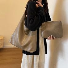 画像をギャラリービューアに読み込む, Soft Women&#39;s Hobo Shoulder Bag Large Pu Leather Shopping Top-Handle Bag q353