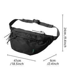 Load image into Gallery viewer, oversized Multifunctional fanny pack Waterproof Oxford Chest Bag - www.eufashionbags.com