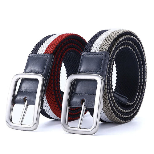 Men Woven Elastic Stretch Belt 1-3/8'' Wide Hot Sales  Elastic Belt t51