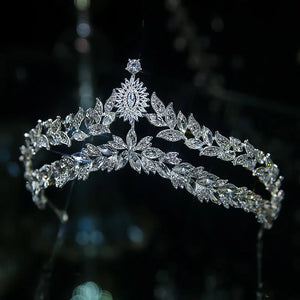 Luxury Crystal Geometric Tiaras Crown Hairbands Wedding Hair Accessories l41