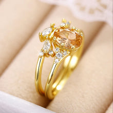 Charger l&#39;image dans la galerie, Temperament Women Rings Set Cubic Zirconia Accessories for Wedding Jewelry Gift n211