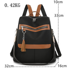 Carica l&#39;immagine nel visualizzatore di Gallery, Fashion Anti-theft Women Backpack Large Travel Knapsack Large Commuting Notebook Rucksack a46