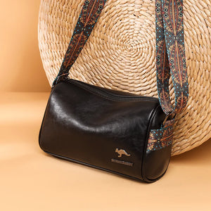 Luxury Designer Handbags High Quality Leather Shoulder Bags For Women Solid Color Wide Strap Crossbody Bags bolsa feminina