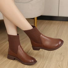 Load image into Gallery viewer, Large Women Winter Boots Warm Fur Genuine Leather Women Socks Boots q126