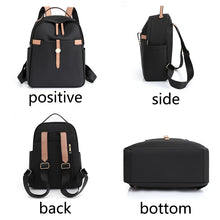 Load image into Gallery viewer, Light Waterproof Women&#39;s Backpacks High Quality Oxford Cloth School Bag Fashion Colorblock Design Backpack