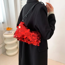 画像をギャラリービューアに読み込む, Sequin Crossbody Bags for Women Luxury Designer Fashion Party Handbags Trend Cluth Underarm Shoulder Bags